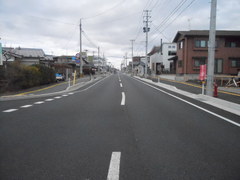 都市計画道路 上厨川厨川五丁目線（赤袰第2工区）の写真