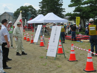 盛岡市総合防災訓練の写真4