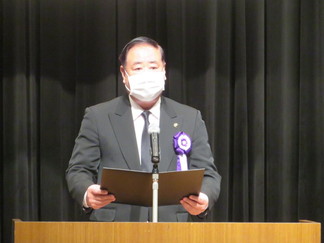 東日本大震災10周年行事「復興への誓い」追悼式の写真2