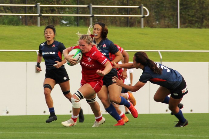 ラグビー試合の写真