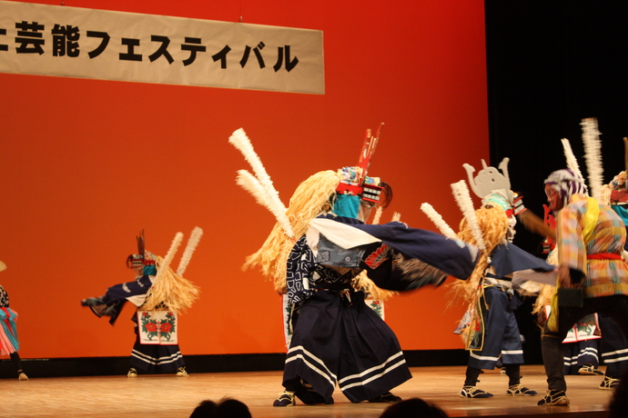 法領田獅子踊りの写真