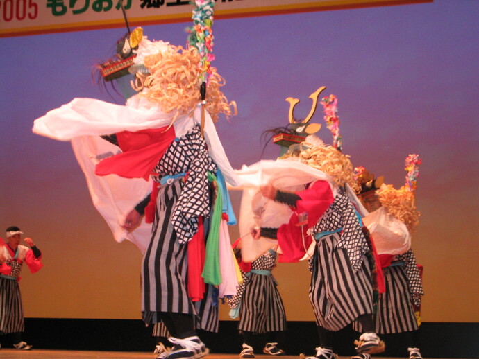 上砂子沢鹿踊りの写真