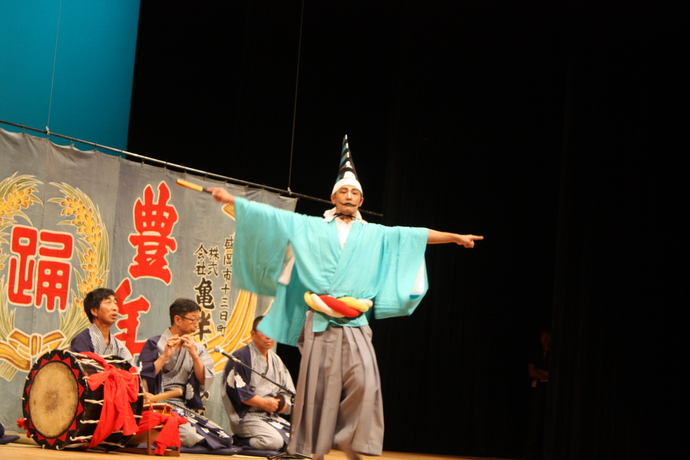 見前町田植踊りの写真