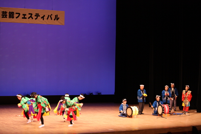 下田田植踊の写真