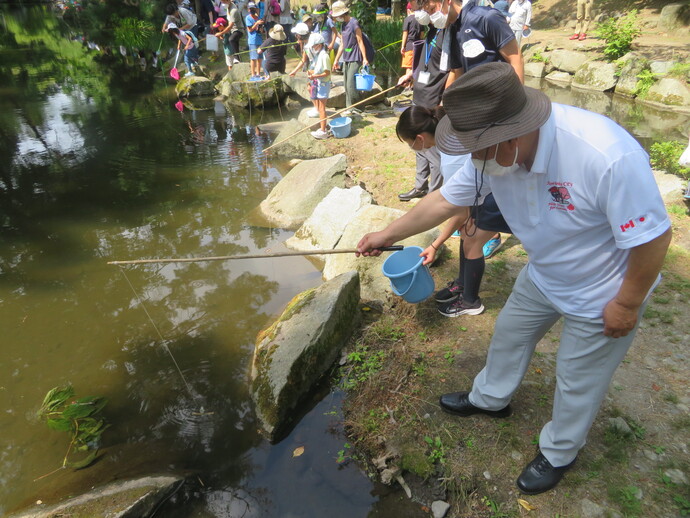 大ザリガニ釣り大会（2）