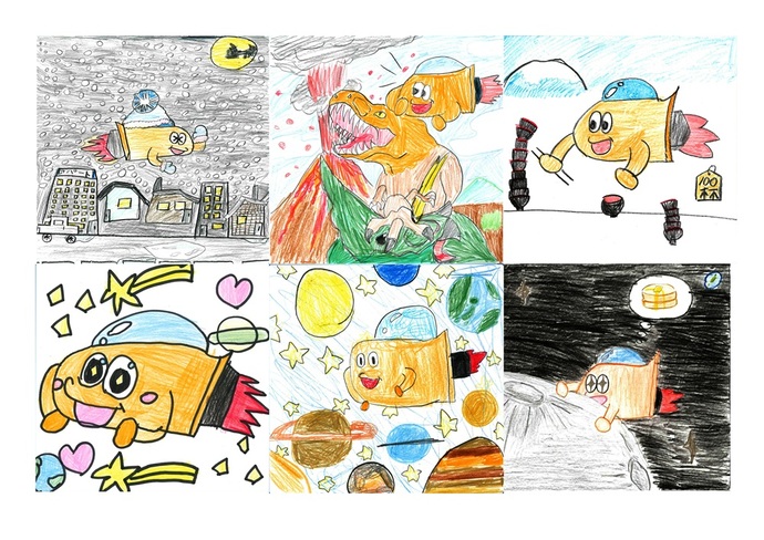 こかぼう似顔絵コンテスト2024年度小学校生門入賞作品の写真