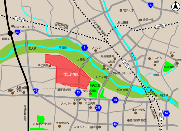 太田地区広域図