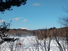 「姫神山と岩手山」