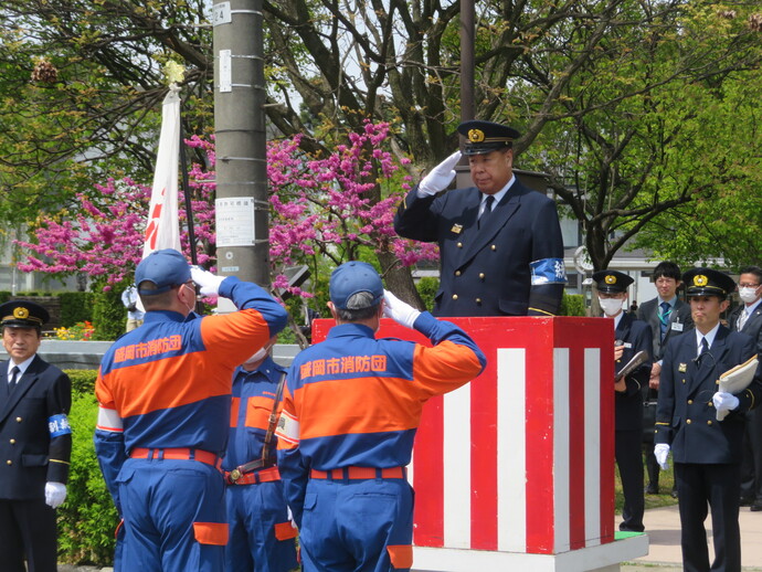 盛岡市消防演習