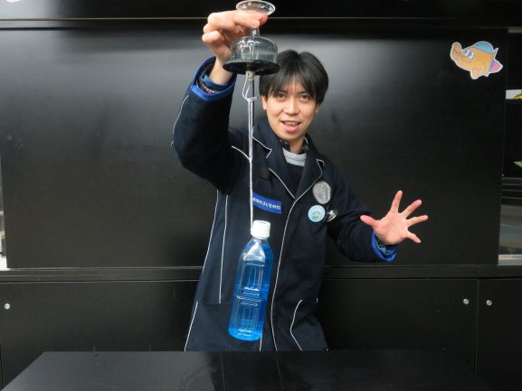 サイエンスショー「空気のちから」の写真