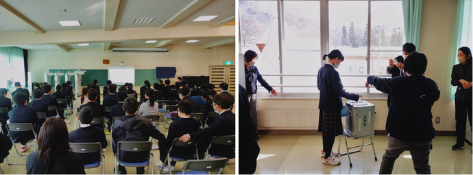 ひがし支援学校啓発授業の様子