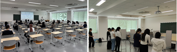 岩手保健医療大学啓発授業の様子