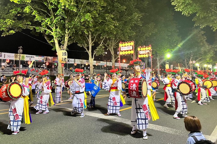 盛岡さんさ踊り伝統さんさ輪踊り写真