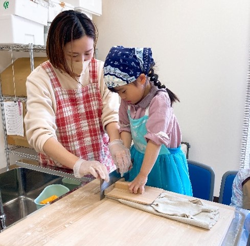 蕎麦打ち会のようす