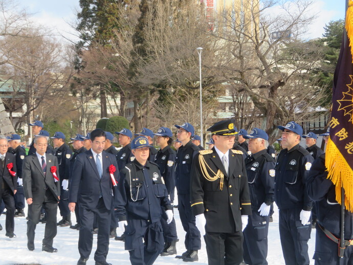 盛岡市防犯隊初点検