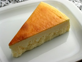 クリームチーズケーキの写真