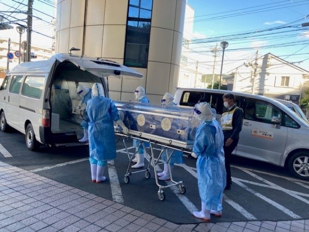 移送訓練の様子（1）