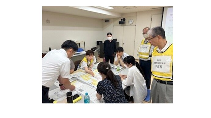 組織体制訓練の様子