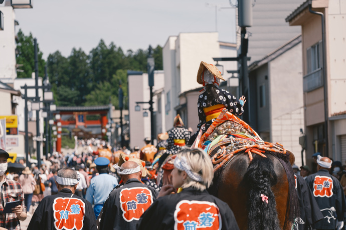 チャグチャグ馬コ行進行事の様子