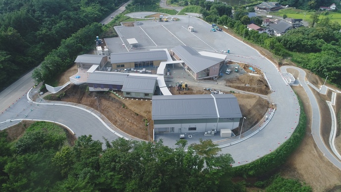 北側から見た様子