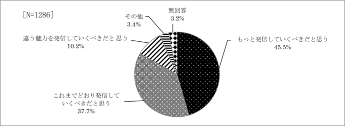 問22　「まちの文化や日常の魅力」の発信方針
