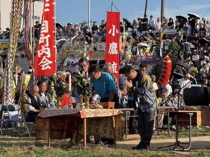 盛岡舟っこ流し開会式