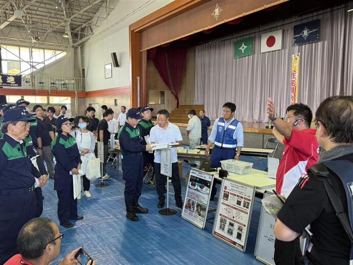 盛岡市総合防災訓練