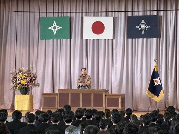 盛岡市立高校卒業式