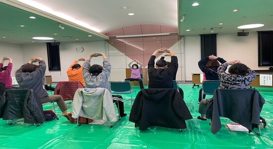 ヨガの様子