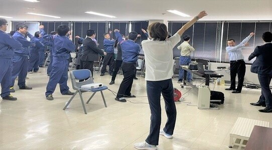 体操の様子