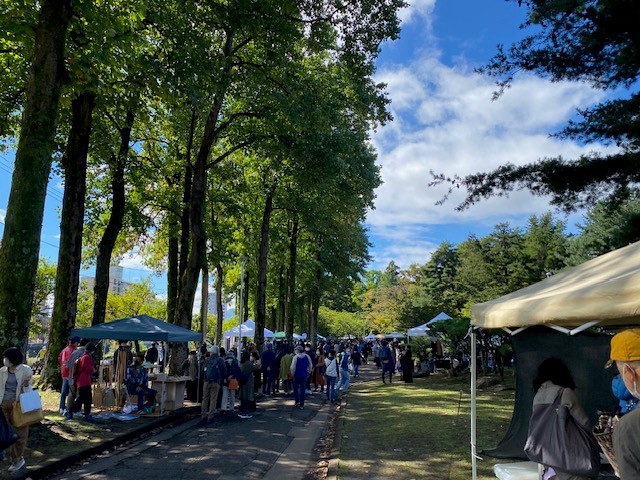 公園のイベント風景