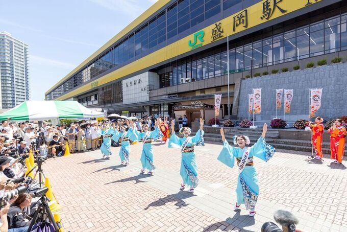 盛岡さんさ踊りの様子（1）