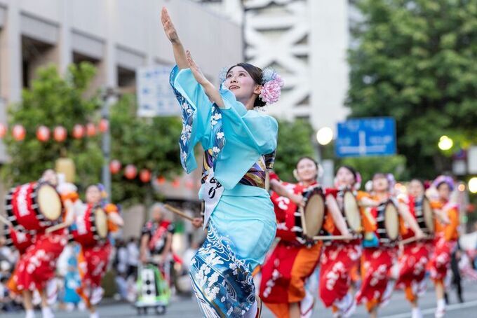 盛岡さんさ踊りの様子2
