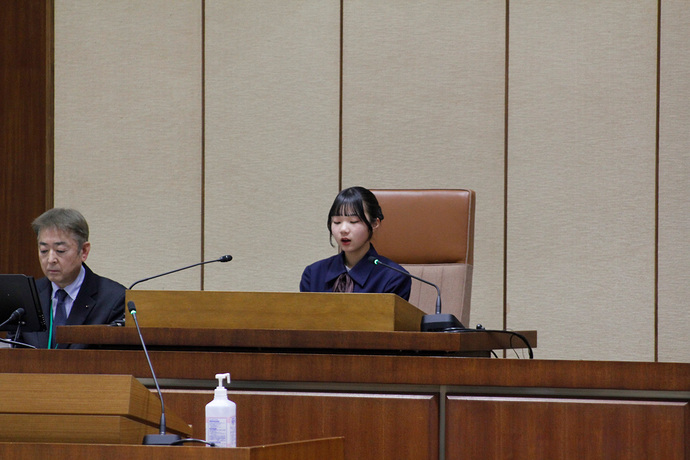 高校生議長の写真