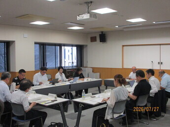 令和8年度第1回盛岡広域連携中枢都市圏ビジョン懇談会の様子