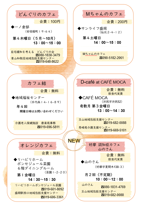 盛岡市認知症カフェ(裏)