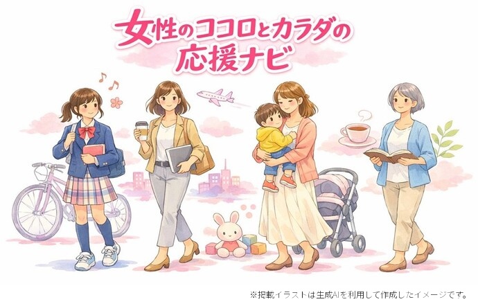 女性のココロとカラダの応援ナビ