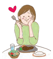 バランスの良い食事をおいしく楽しく食べましょう
