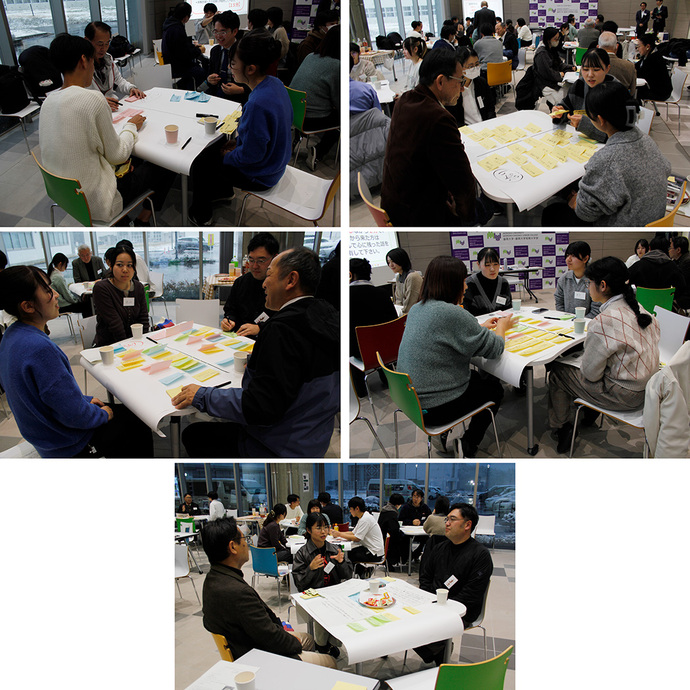 ワールドカフェの様子と最後の振り返り