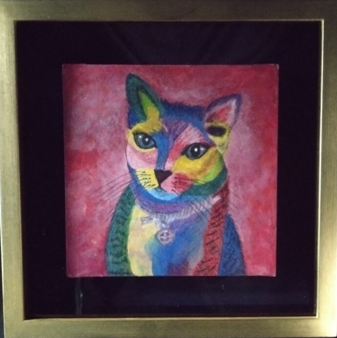 「吾輩は……」高橋　とも子（幅690×高さ692）