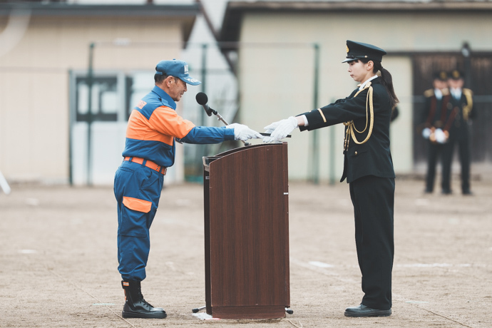 消防演習の様子