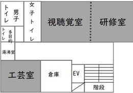 見前南地区公民館2階フロアマップ
