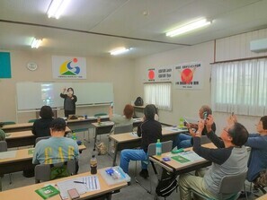 スマホ教室の様子
