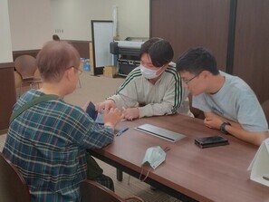 スマホ相談会の様子