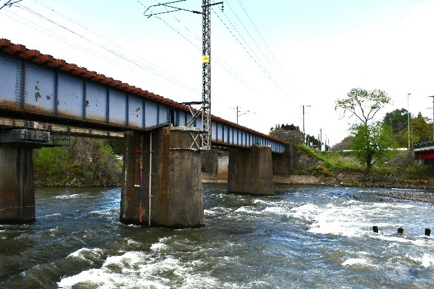 IGRいわて銀河鉄道　松川橋梁