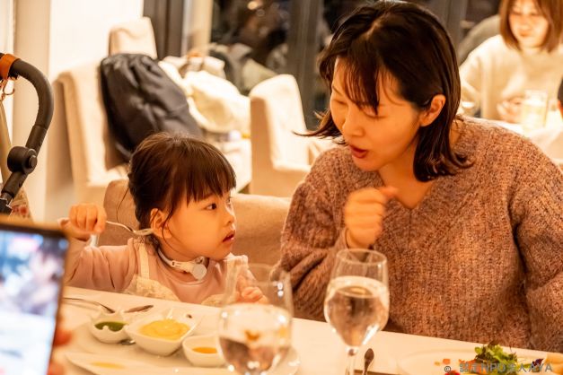 家族で外食