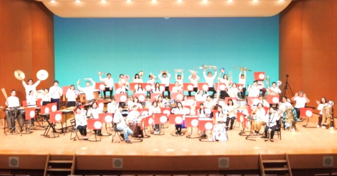 写真：グーテン・ライエ吹奏楽団　活動の様子